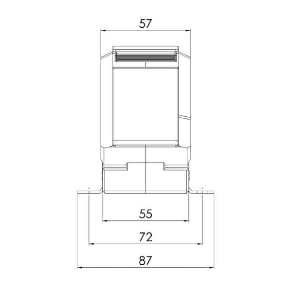 KSU / SUSK – Summenstromwandler, KSU 3 technische Zeichnung 2