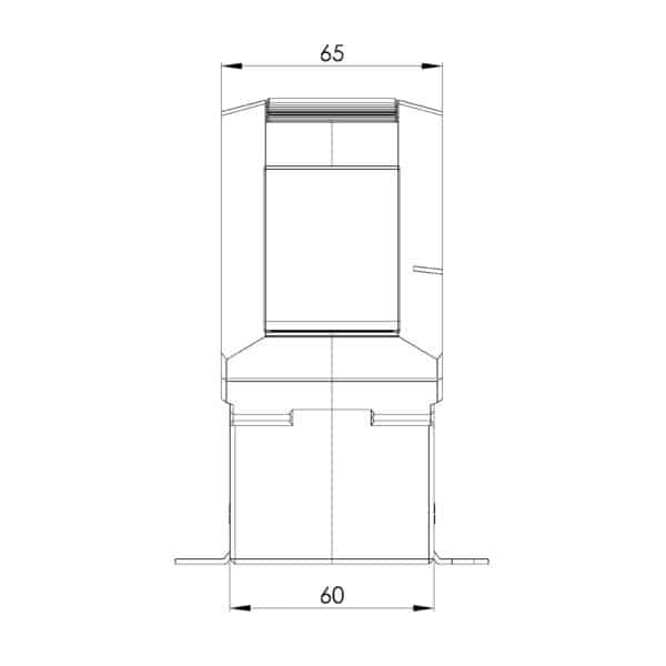 KSU / SUSK – Summenstromwandler, SUSK 8 technische Zeichnung 2