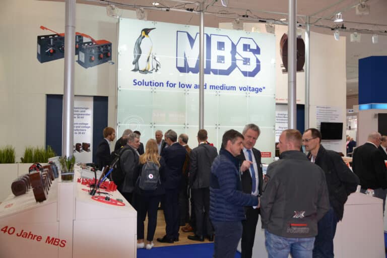 Bild des Messestands der MBS AG auf der Hannover Messe 2019