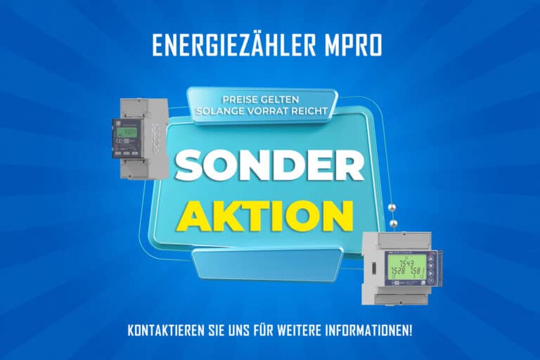 Vorschaubild der Sonderaktion Energiezähler MPro